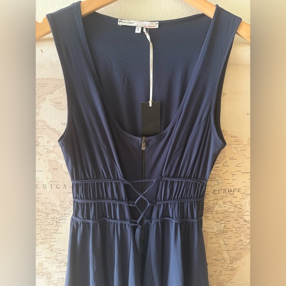 🆕Sun Light Paris Tank Tunic Size 1 (XS) NWT 249$ Blue - Picture 3 of 10